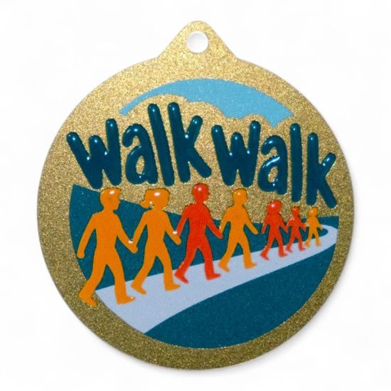 Quantum Walking Stainless Steel Medal