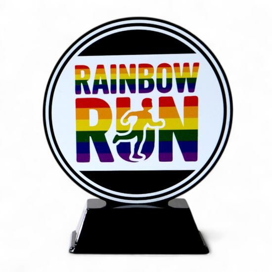 Quantum Rainbow Run Trophy