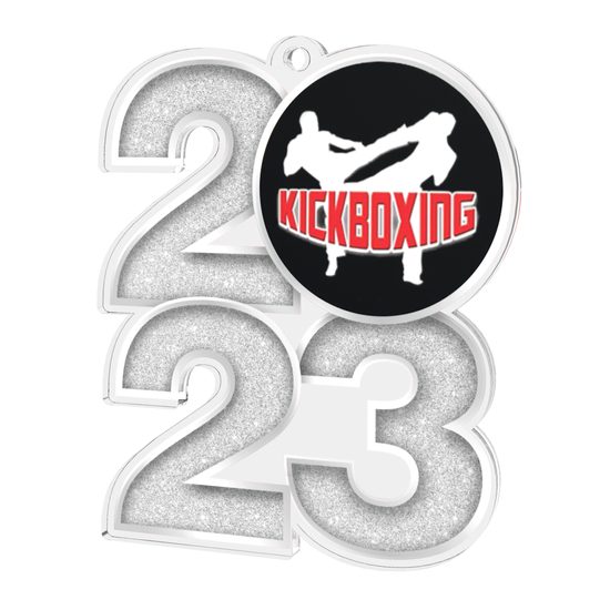 Kick Boxing 2023 Acrylic Medal