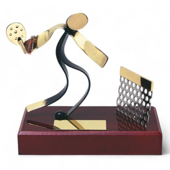 Barcelona Padel Tennis Handmade Metal Trophy