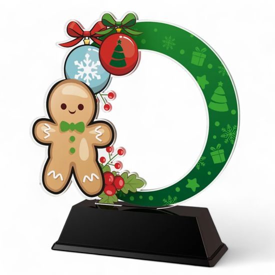 Festive Gingerbread Man Trophy