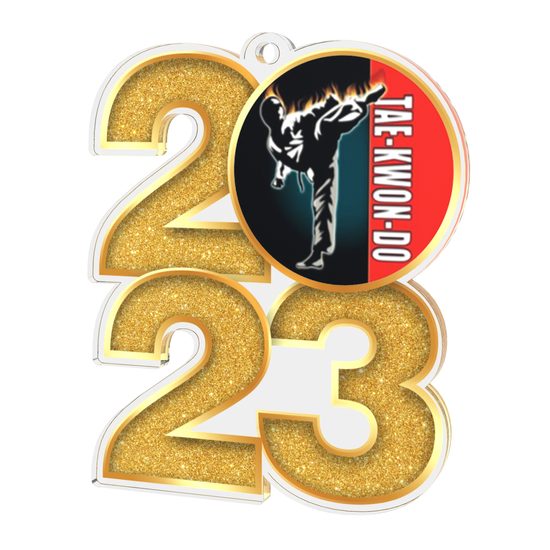 Taekwondo 2023 Acrylic Medal
