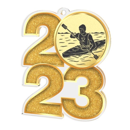 Kayak 2023 Acrylic Medal