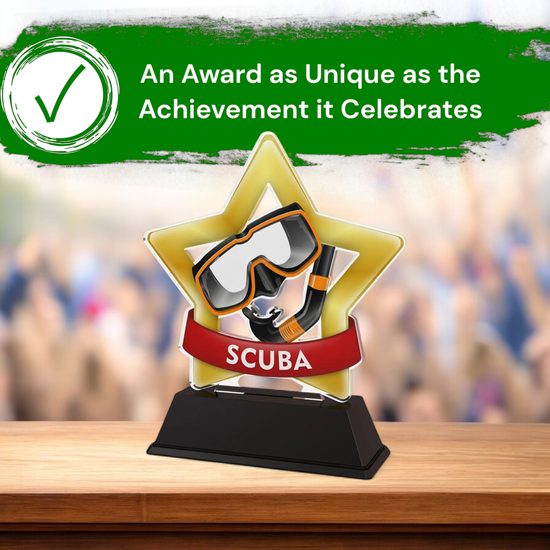 Mini Star Scuba Diving Trophy