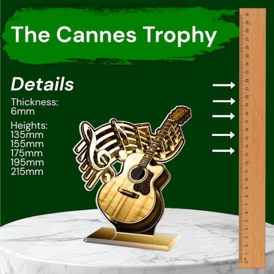 Cannes Classic Acoustic Guitar Trophy