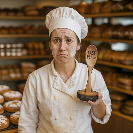 Grove Wooden Spoon Last Place Real Wood Trophy