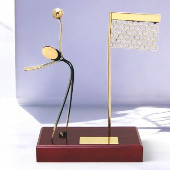 Barcelona Volleyball Handmade Metal Trophy