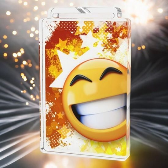 Athena Emoji Smiley Face Medal