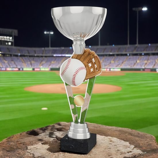 Napoli Baseball Silver Trophy Cup