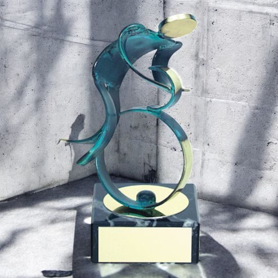 Toledo Cycling Handmade Metal Trophy