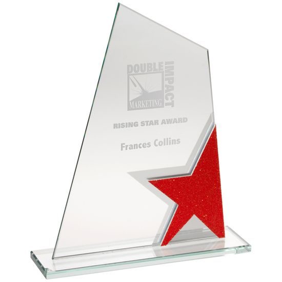 Red Star Jade Silver Crystal Award