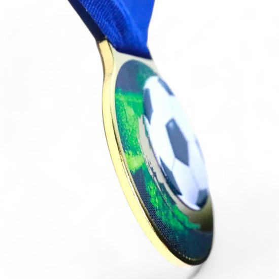 Vulcan Football Gold Texture Print Medal