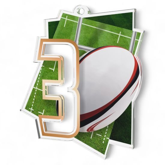 Poznan Rugby Number 3 Medal