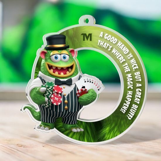 "Bluffkin" The Poker Trophy Monster Inspire Medal