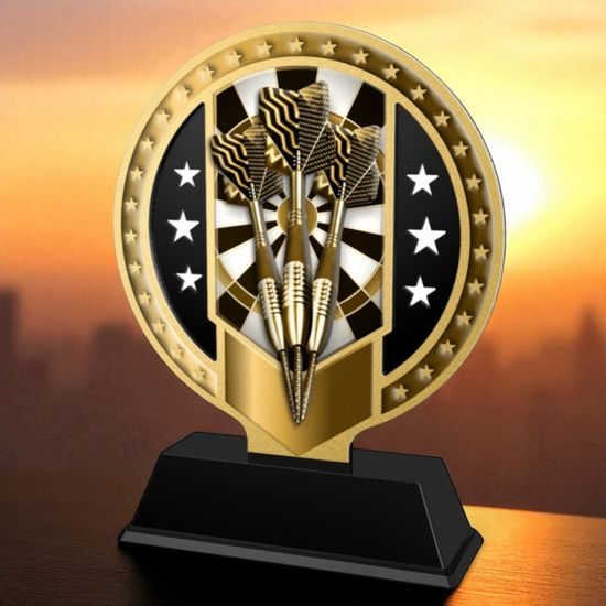 Sentinel Classic Stainless Steel Darts Trophy