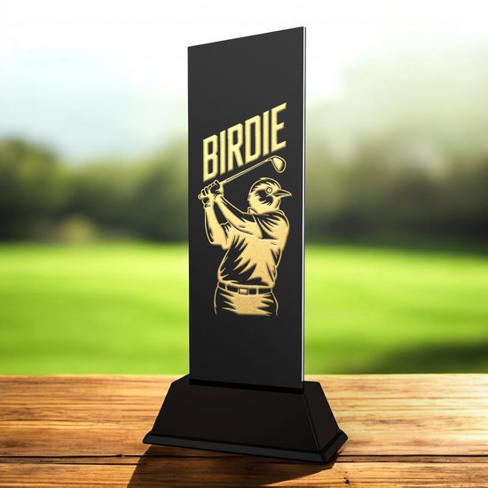 Shadowline Golf Birdie Trophy – Stainless Steel Award