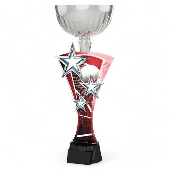 Triple Star Tennis Silver Trophy Cup