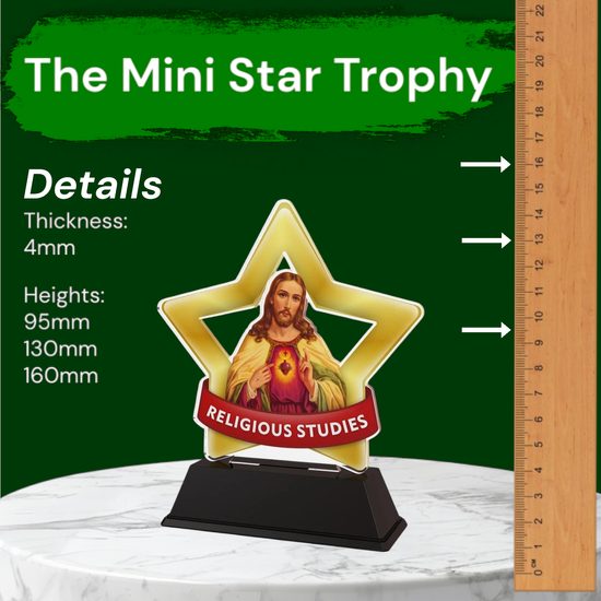 Mini Star Religious Church Education Trophy