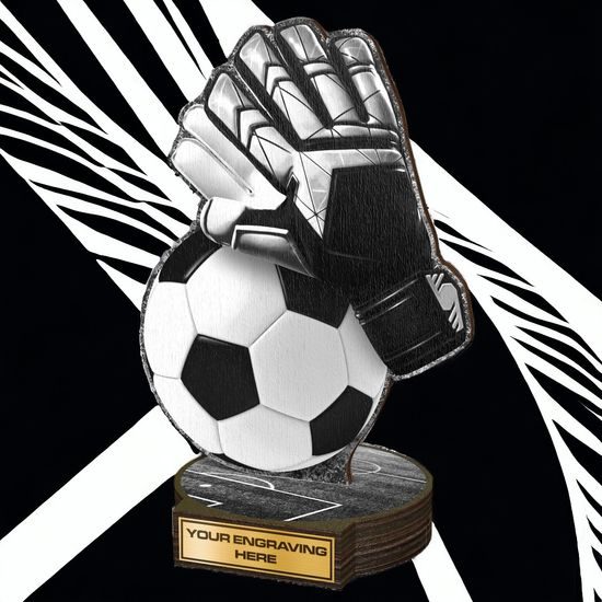 Grove Classic Football Goalkeeper Real Wood Trophy