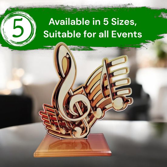 Cannes Music Note Trophy