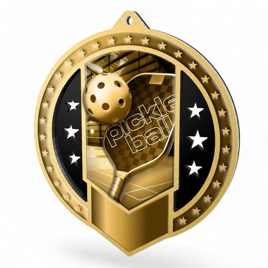 Sentinel Classic Pickleball Stainless Steel Medal