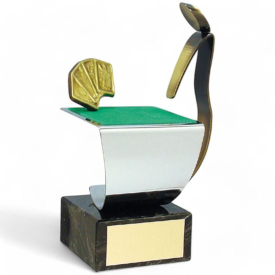 Ventallo Playing Cards Handmade Metal Trophy