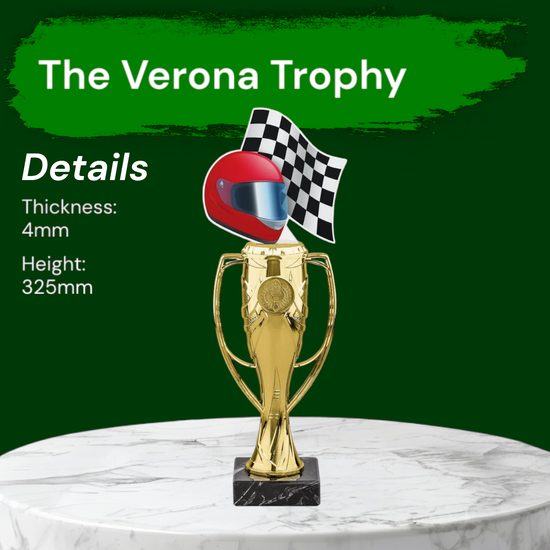 Verona Motorsports Helmet Trophy
