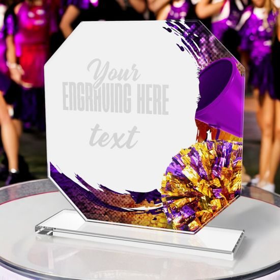 Hopper Cheerleader Glass Award
