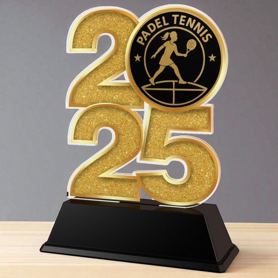 Padel Female Player 2025 Trophy