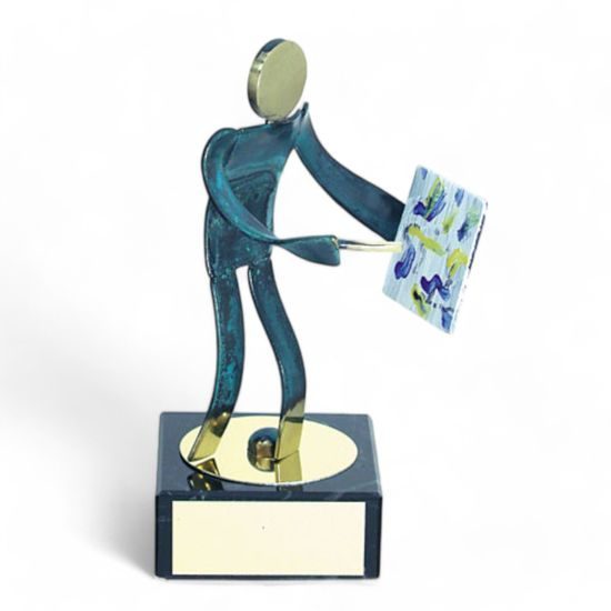 Toledo Artist Handmade Metal Trophy