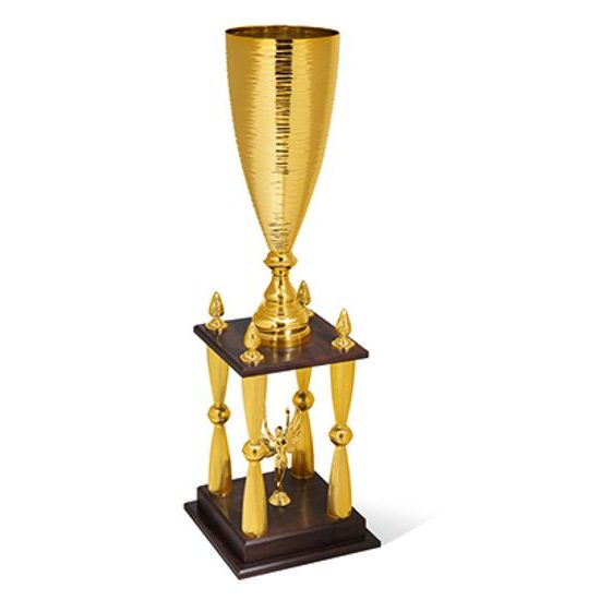 Orco Four Column Gold Trophy Cup
