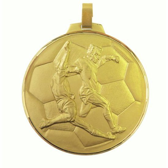 Diamond Edged Football Tackle Gold Medal