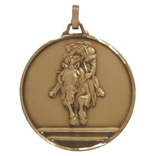 Diamond Edged Equestrian Show Jumping Bronze Medal