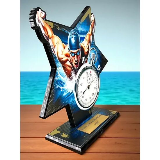 Liano Metal & Acrylic Star Swimming Trophy