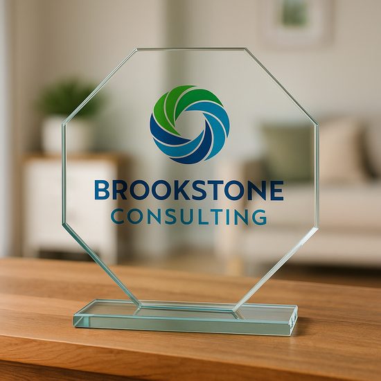 Aldine Full Colour Printed Glass Award