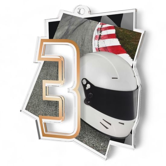 Poznan Motorsports Number 3 Medal