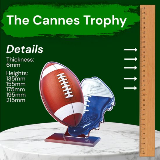 Cannes American Football Cleats Trophy