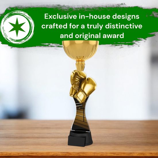 Vancouver Classic Boxing Gloves Gold Cup Trophy