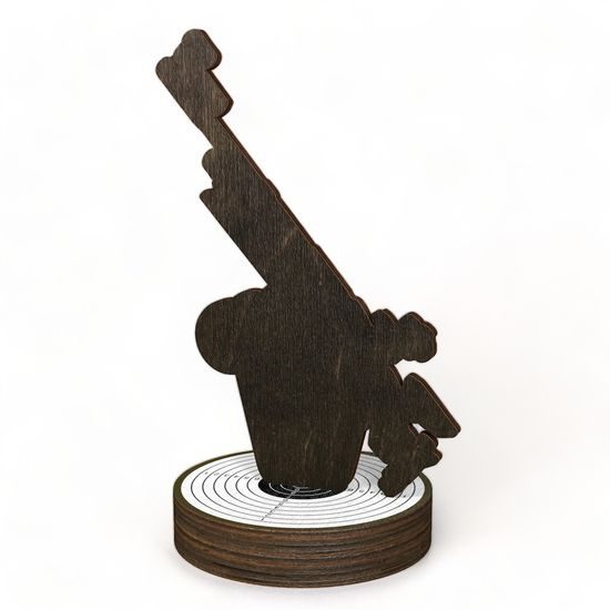 Grove Classic Rifle Shooting Real Wood Trophy