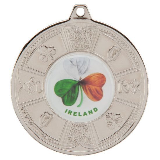 Eire Logo Insert Silver Medal 50mm