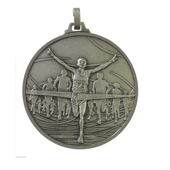 Diamond Edged Running Winners Silver Medal