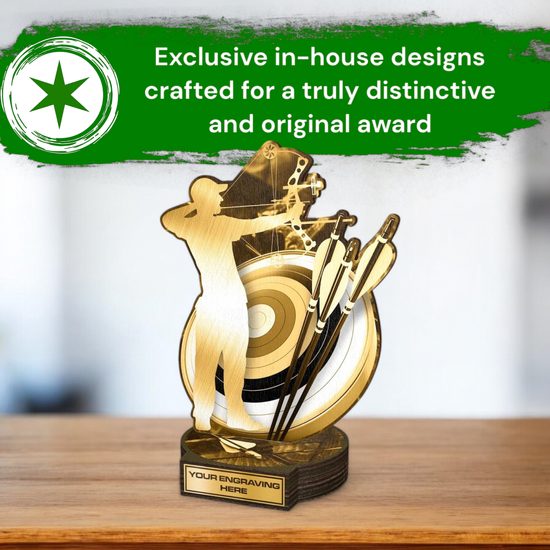 Grove Classic Archery Real Wood Trophy