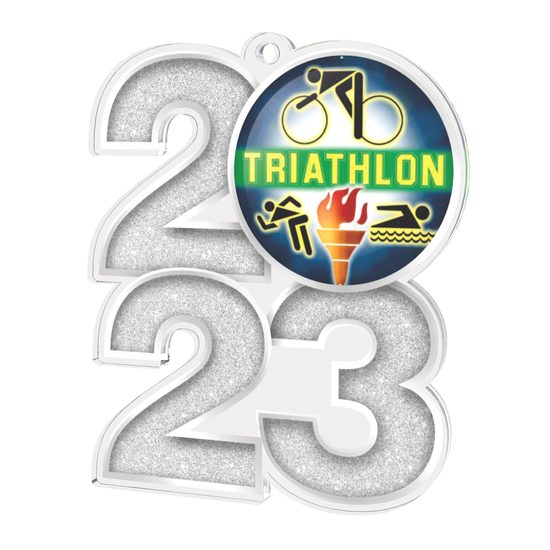 Triathlon 2023 Acrylic Medal