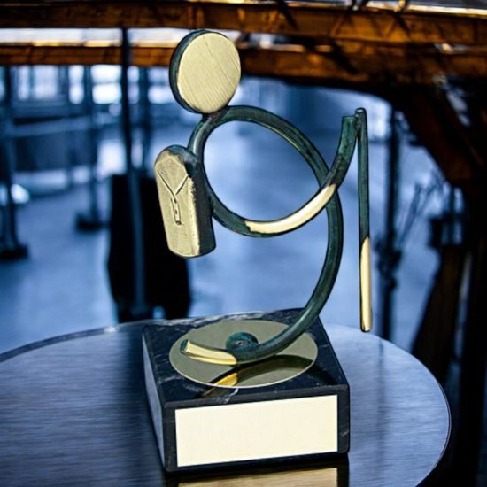 Bilbao Walking and Hiking Handmade Metal Trophy