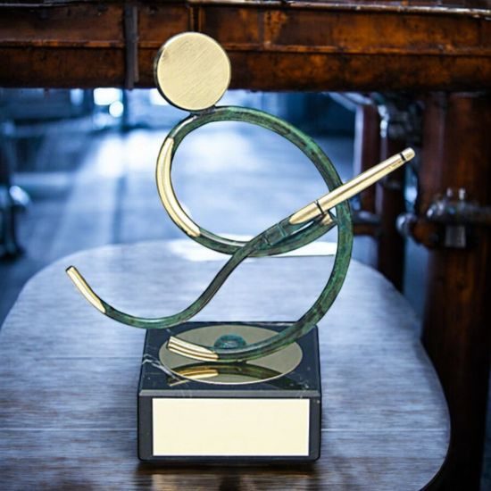 Bilbao Firefighter Handmade Metal Trophy