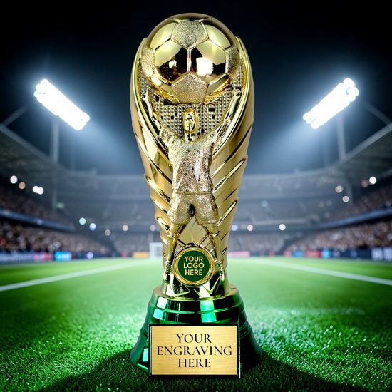 Golden Legacy Heavyweight Football Trophy