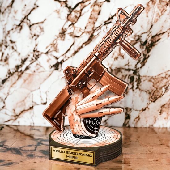 Grove Classic AK-47 Rifle Shooting Real Wood Trophy