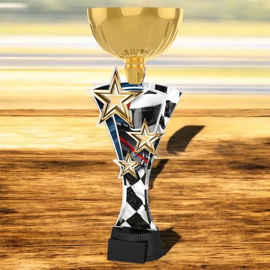 Triple Star Motor Racing Gold Trophy Cup