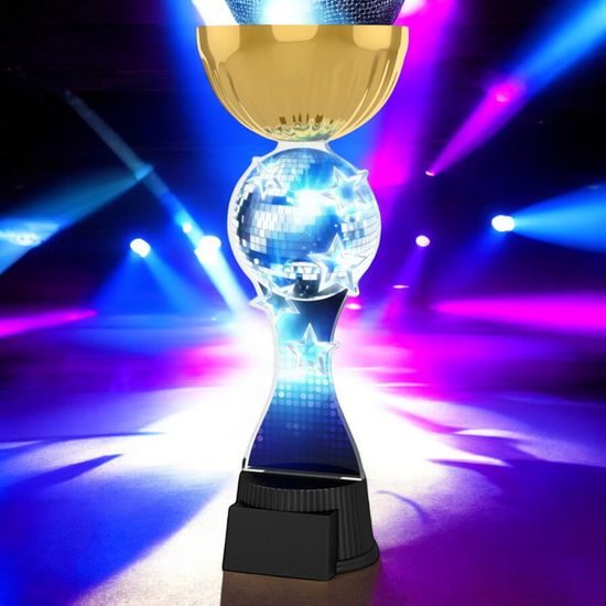 Vancouver Disco Ball Gold Cup Trophy