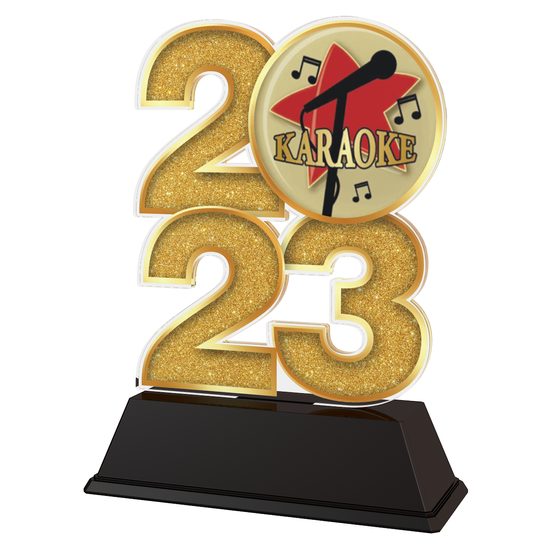 Singing Karaoke 2023 Trophy